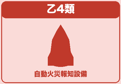 乙4類 自動火災報知設備