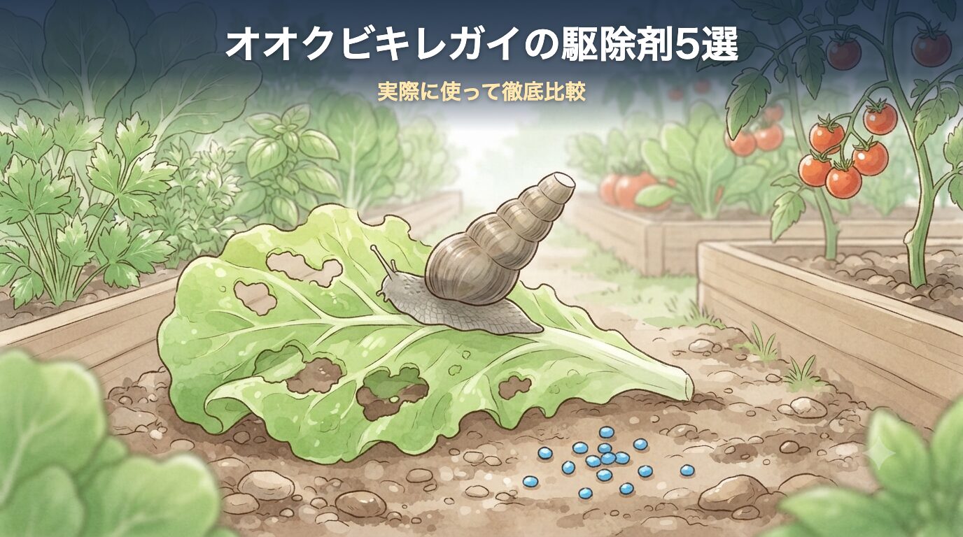 オオクビキレガイの駆除剤5選 実際に使って徹底比較