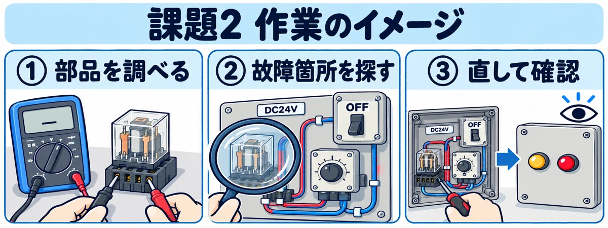 課題2の作業のイメージ